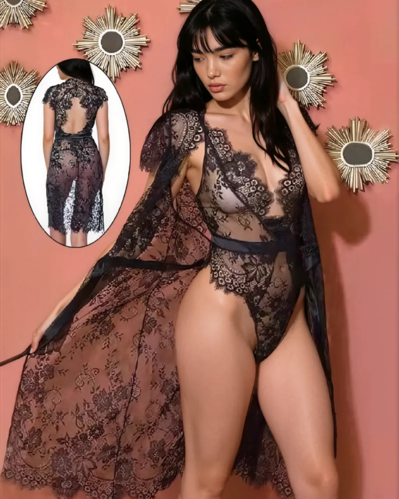 Noir Enchante Gown Set