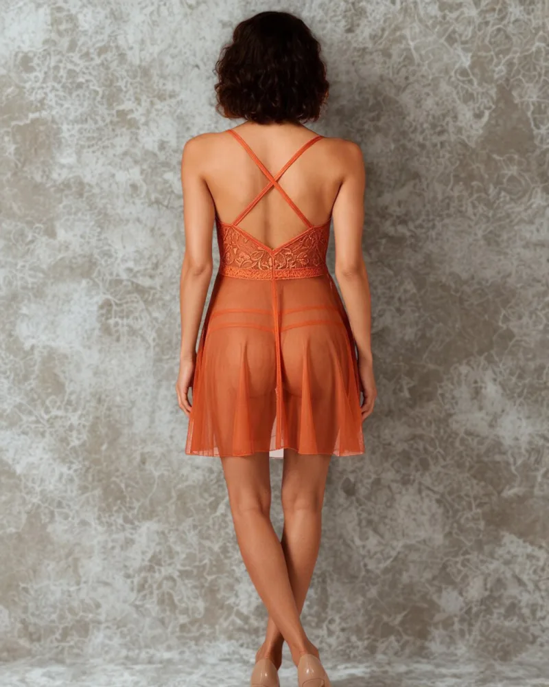 Crimson Desire Babydoll Lingerie